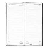 Brepols bureauagenda saturnus lang 1 dag 2026 lima bordeaux 13x33cm