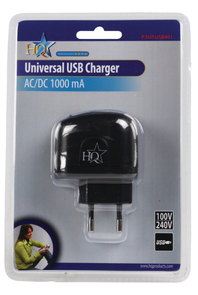 HQ HQ P. sup. USB401 Universal USB nabíječka 5 V 1000 Ma