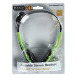 BasicXL BasicXL BXL-HEADSET1 Stereo-headset Grøn sort