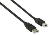 Valueline vlcp60100b10 usb 2.0 usb a male - usb b male kabel 1,00 m zwart