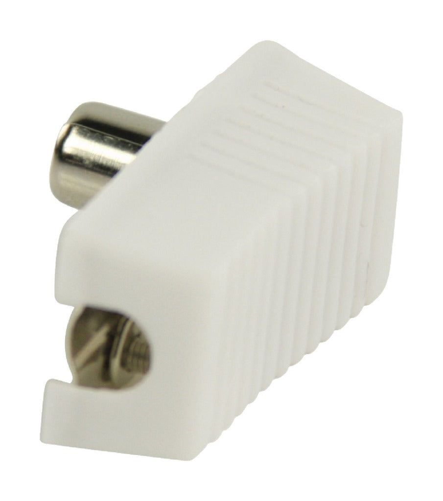 Valueline Valueline VLSP40900W Vest Coax Connectors Coax Male White