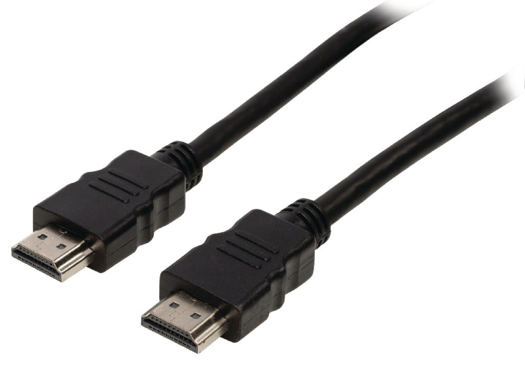 Valueline VLVB34000B10 Hochgeschwindigkeit HDMI-Kabel mit Ethernet-HDMI-Stecker-HDMI-Anschluss 1,00 m Schwarz