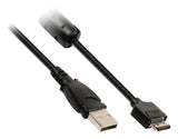 Valueline Valueline VLCP60806B20 Cable de datos de la cámara USB 2.0 A Male 12p Canon Connector Male 2.00 m Negro