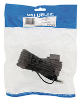 Valueline Valueline VLTP90205B100 Cable de extensión de telecomunicaciones RJ11 Masculino RJ11 Femenino 10.0 m Negro