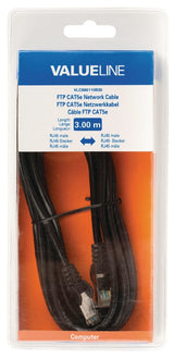 Valueline VLCB85110B30 FTP CAT5E Síťový kabel RJ45 Samec - RJ45 muž 3,00 m černé