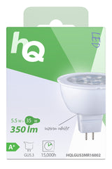 HQ HQLGU53 MR16002 LED lampa MR16 GU5.3 5,5 W 350 LM 2 700 K