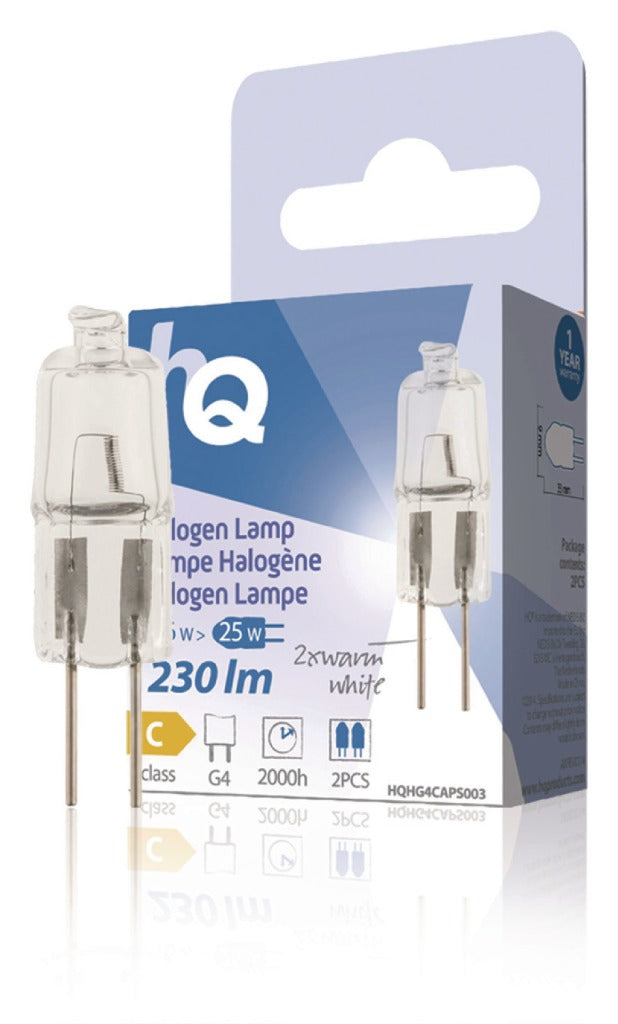 HQ Hq Hqhg4 caps003 Halogeenlamp Capsule G4 16 W 230 Lm 2 800 K