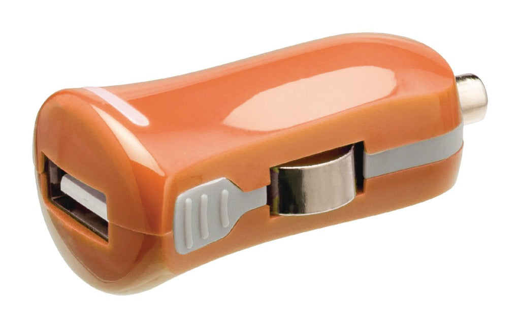 Valueline Valueline VLMP11950O USB-Autolader USB Una conexión de automóvil de 12 V de 12V oranje