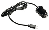 Valueline Valueline VLMB60890B10 Micro-USB Cargador de automóvil Micro USB Macho 12V Conexión de automóvil 1.00 M Negro 2.1A