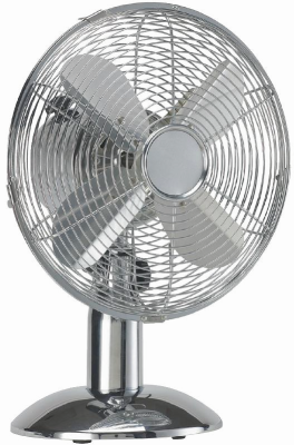 HQ HQ KN-MTF12 TABEL FAN 30CM 35W CHROME SILVER