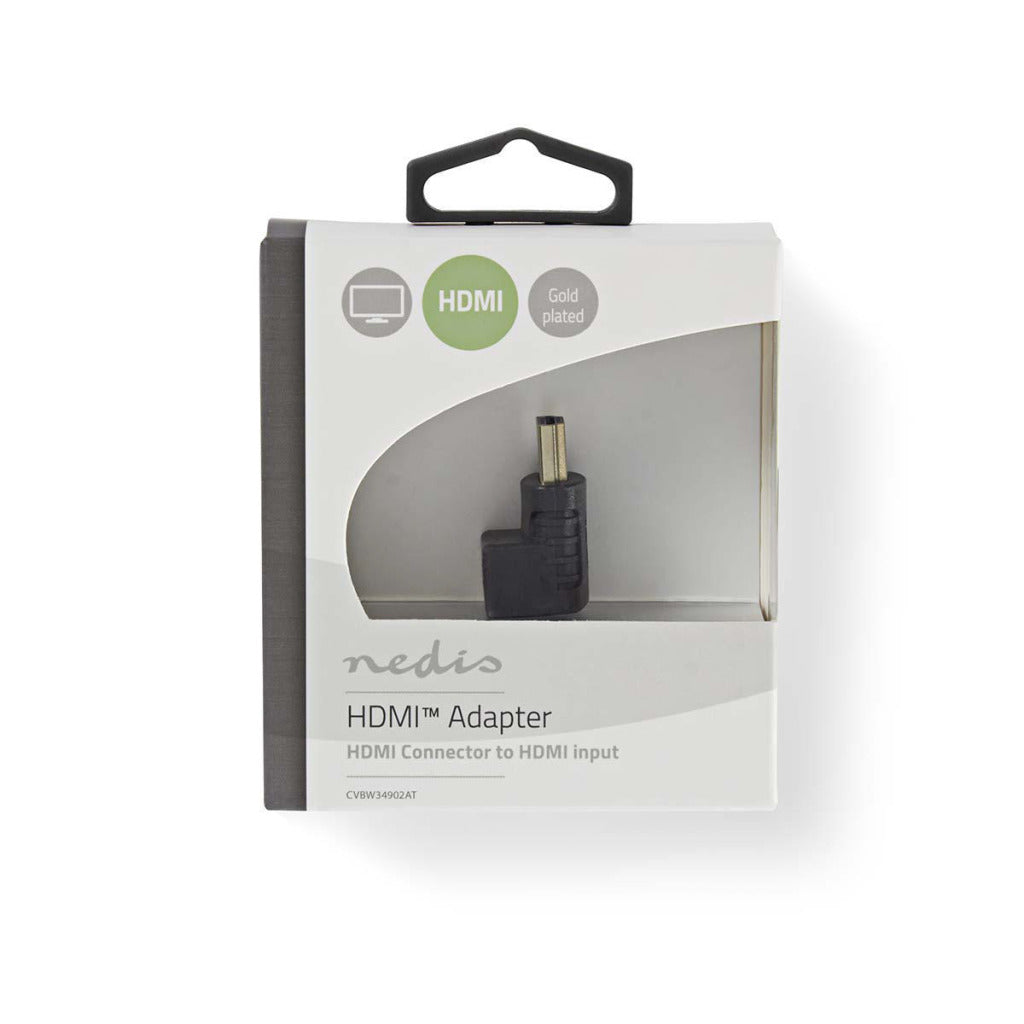 Nedis CVBW34902at HDMI-adapter HDMI-kontakt 270 ° hos Haaks-HDMI hunn