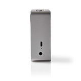 NEDIS SPBT1002GY -högtalare med Bluetooth® 15 W Metal Design Gunmetal