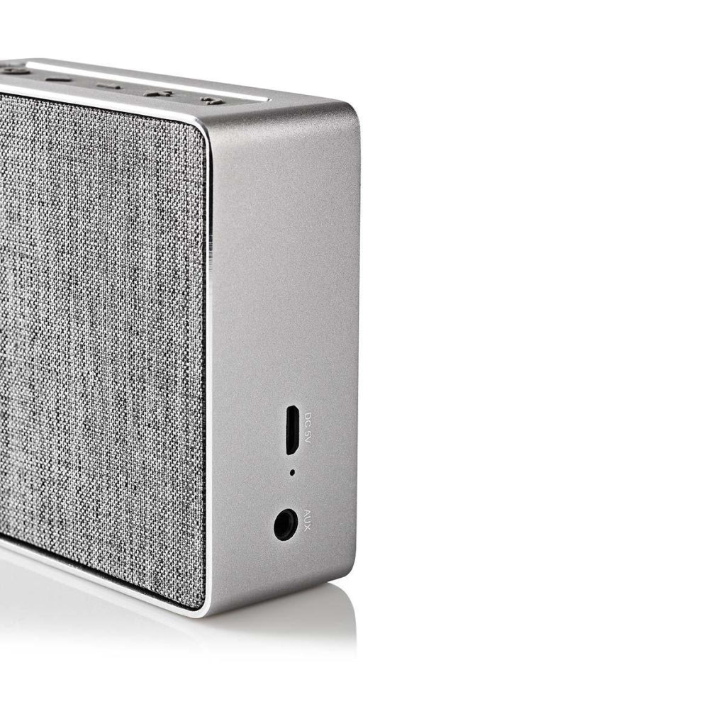 Nedis SPBT1002Gy høyttaler med Bluetooth® 15 W Metal Design Gunmetal