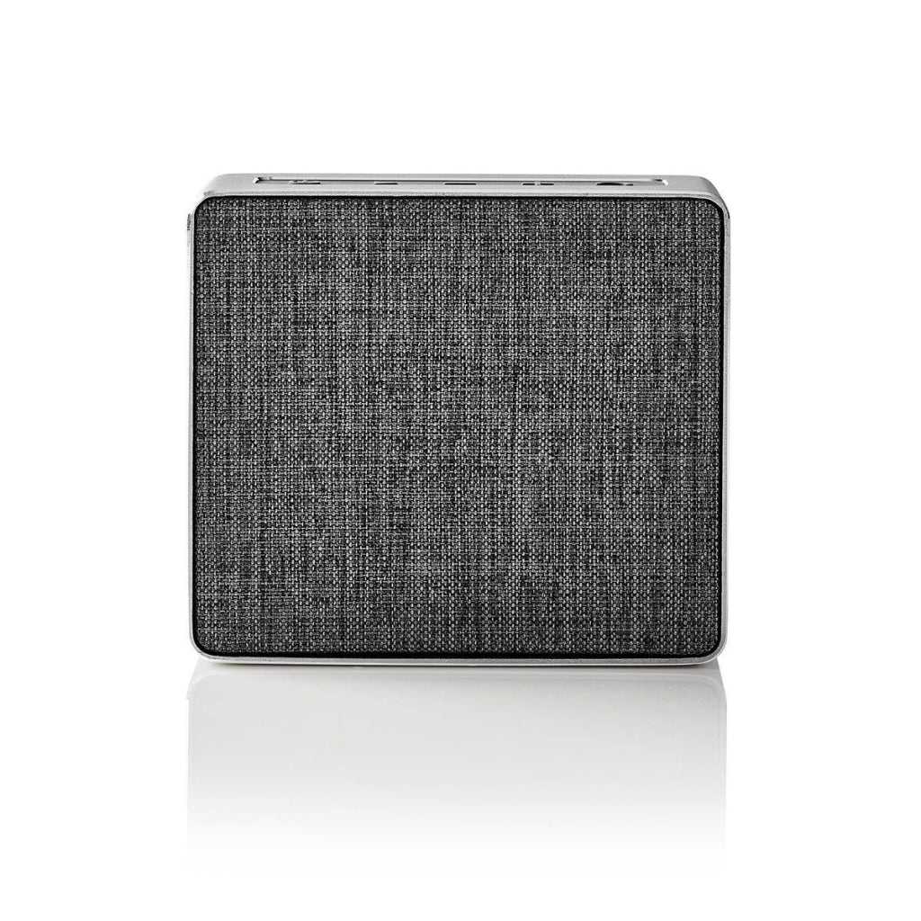 Nedis SPBT1002GY Altoparlante con Bluetooth® 15 W Metal Design Gunmetal