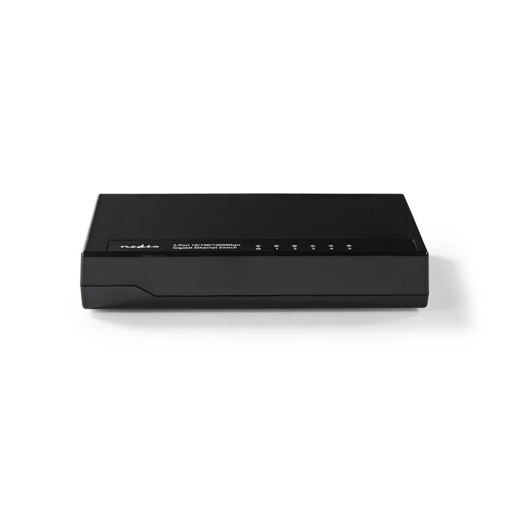 NEDIS NSWH5P100BK Networkswitch 5 ports 1 Gbit / s indicateur LED