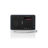 Nedis rdfm2100gy fm-radio 3,6 w usb-poort microsd-kaartsleuf zwart grijs