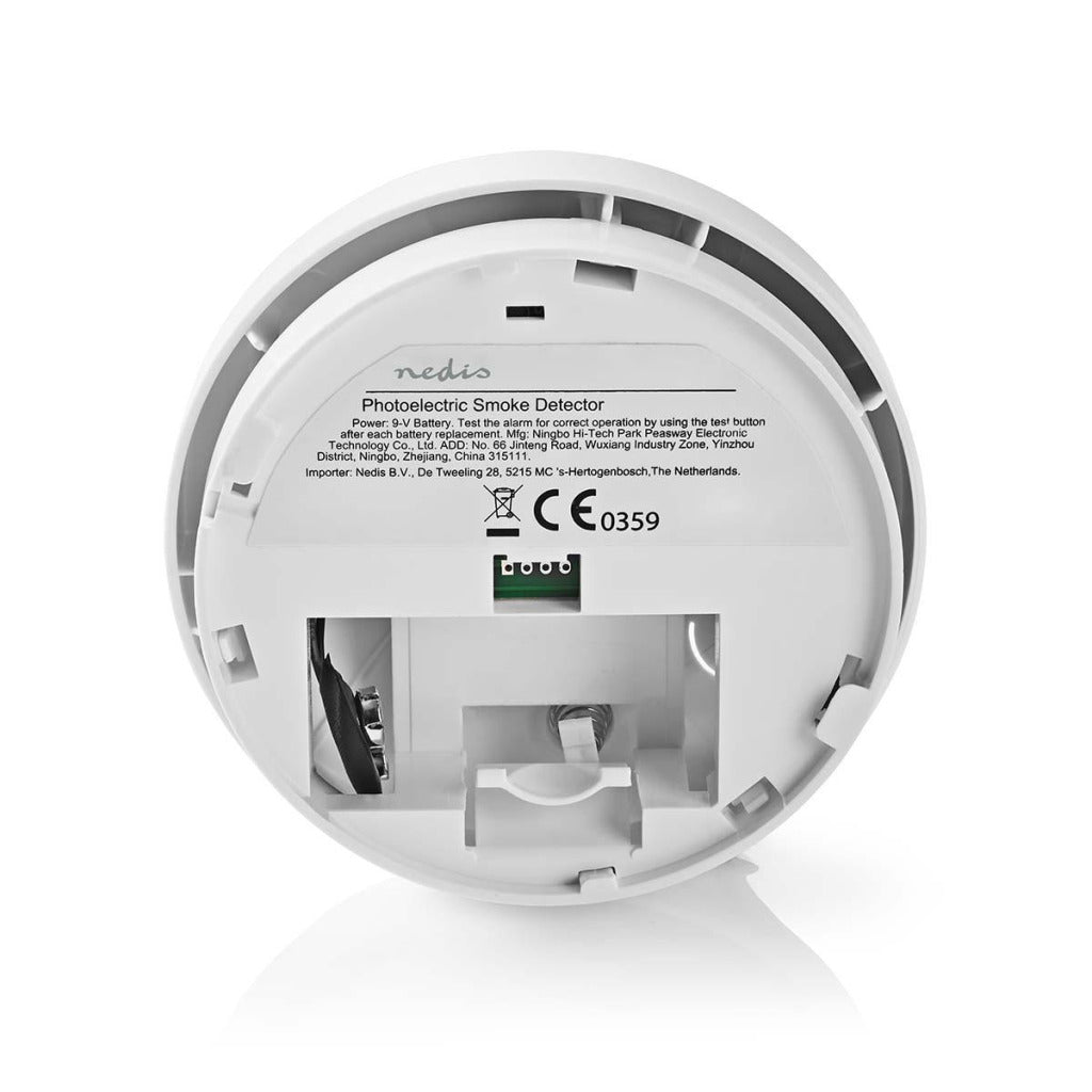 Nedis DTCTS20WT Smoke Detector EN14604 Batteriindikator