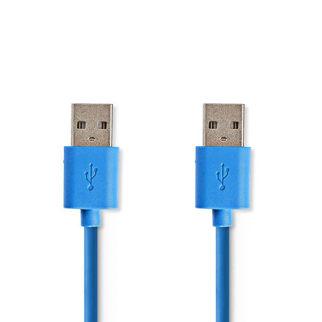 Nedis CCGP61000BU20 USB 3.0 kabel A moški - moški 2,0 m modri