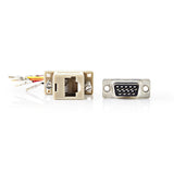 Nedis CCGP52820IV D-Sub-Adapter D-SUB 9-Pins Female-RJ45 (8p8c) Female Ivory