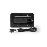 NEDIS RDFM5100BK FM-RADIO 9 W ANALOGOVÁ TONING RETRO DESIGN BLACK