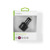 Nabíječka automobilu Nedis CCQC600ABK 3.0 A 2x USB (QC 3.0) černá