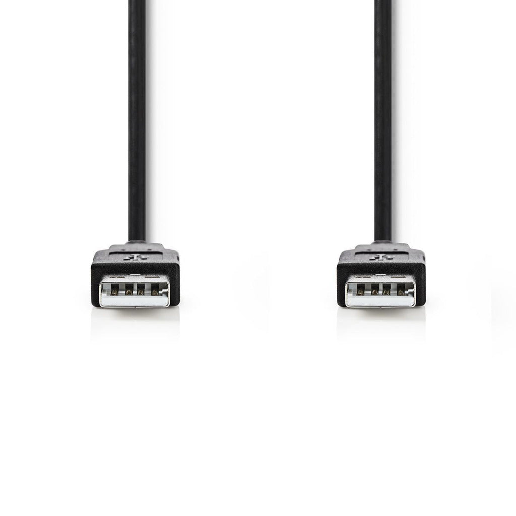 Nedis ccgt60000bk10 kabel USB 2.0 A samec - muž 1,0 m černý