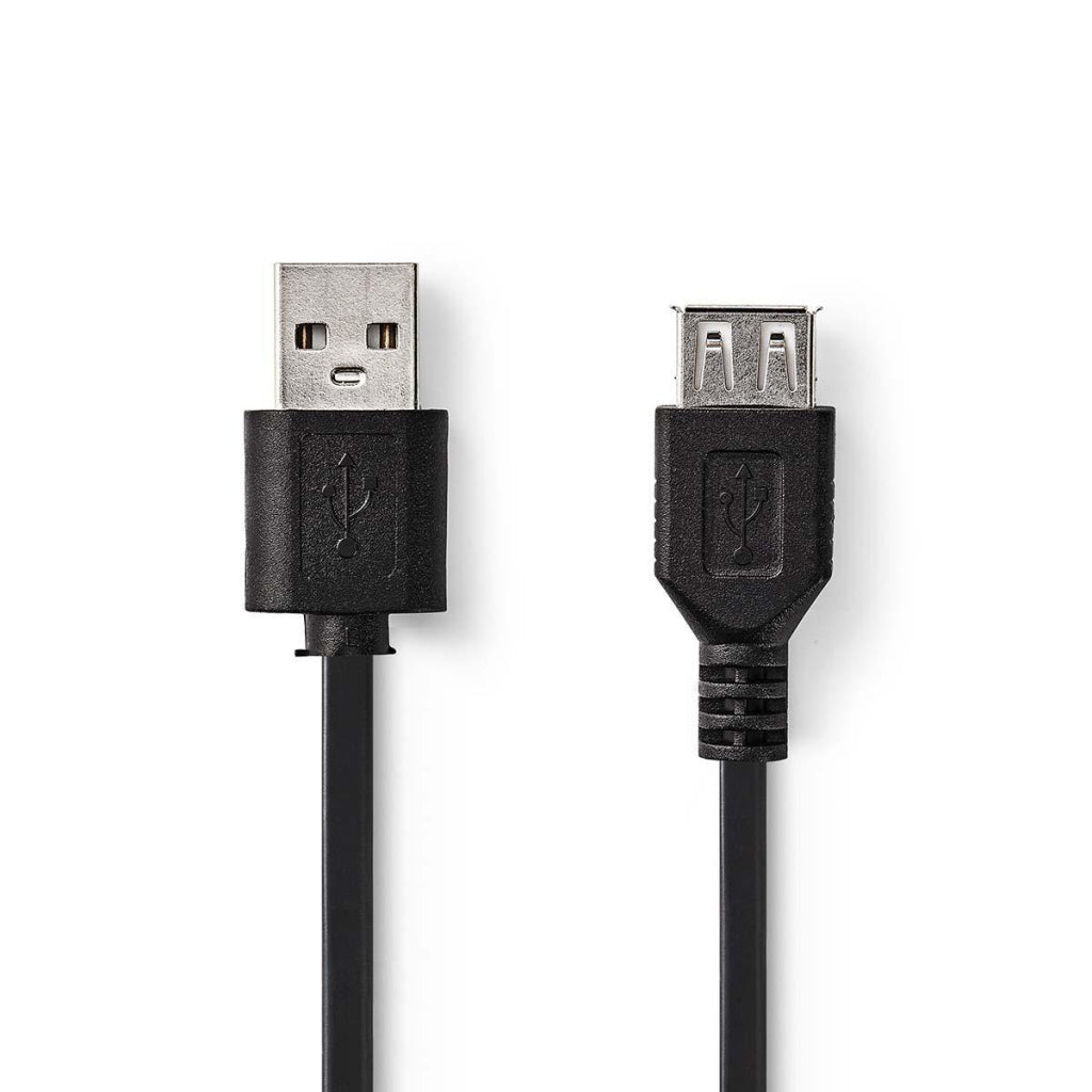 Nedis CCGT60010BK30 CABLE USB 2.0 A MANN - USB En kvinne 3,0 m svart