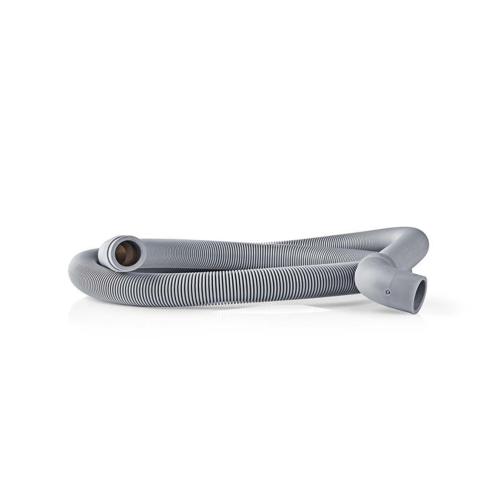 Nedis waoh2219shp20 afvoerslang 22 mm gehoekt - 19 mm recht 0,5 bar 60 deg;c 2,00 m
