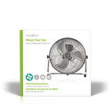 NEDIS FNFL10CCR30 Diámetro del ventilador de piso 30 cm 3 velocidades cromadas