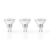 Nedis wifilw30crgu10 wi-fi smart led-lamp warm tot koel wit gu10 3-pack