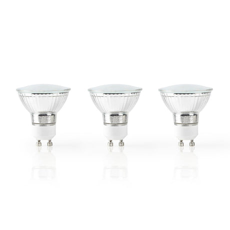 Nedis wifilw30crgu10 wi-fi smart led-lamp warm tot koel wit gu10 3-pack