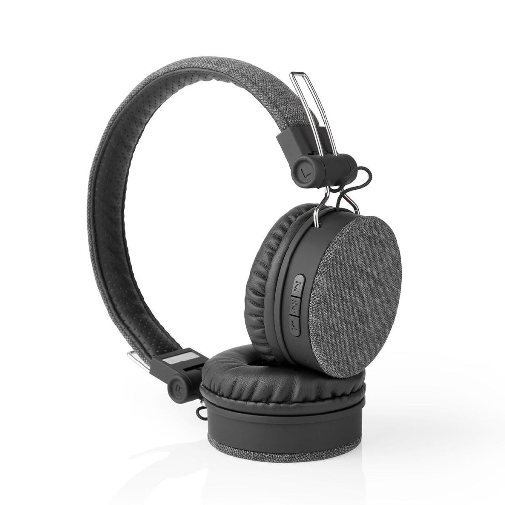 Nedis FSHP250AT Bluetooth® hovedtelefoner med vævet stof dækket on-ear |