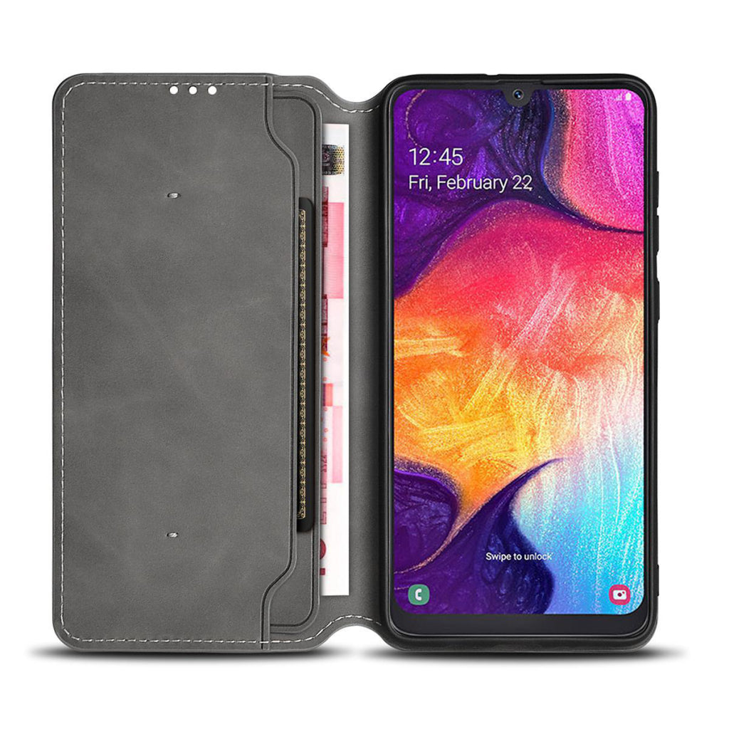 Nedis ssw10021bk mëll Portemonnaie fir Samsung Galaxy A50 schwaarz