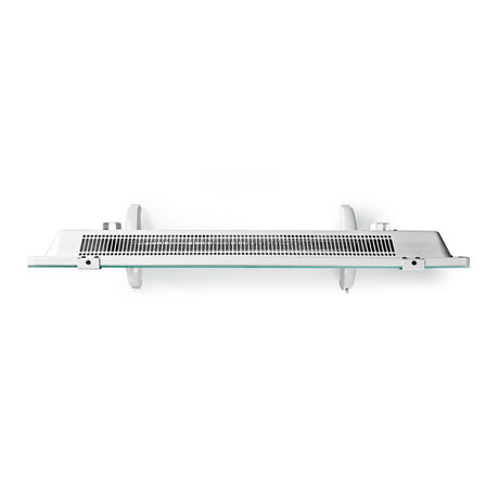Nedis wifihtpl20fwt slimme convectorkachel met wi-fi thermostaat glazen frontpaneel 2000 w wit