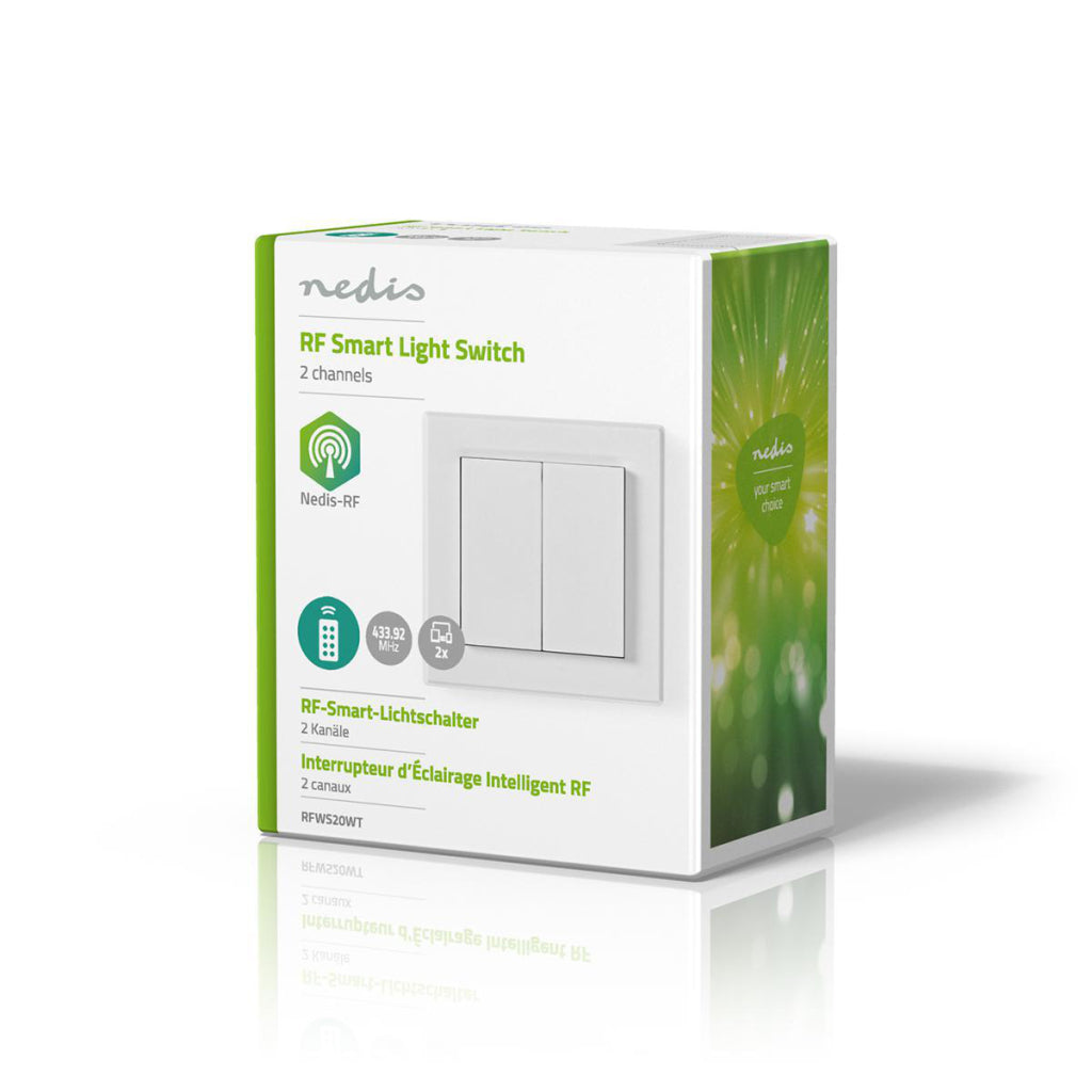 Nedis RFWS20WT RF Smart Light Switch podwójny