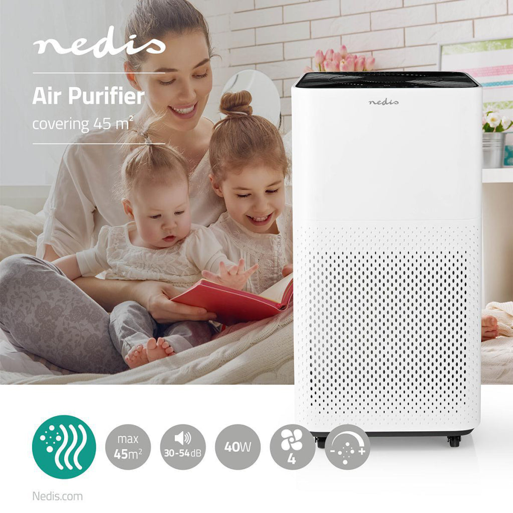 Nedis AIPU300CWT Air Cleaner 45 M2 30 54 DB -indikator Luftkvalitet