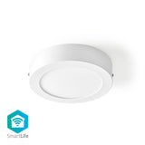 Nedis Wifilaw10WT Wi-Fi Ceiling lamp Round Diameter 17 cm Warm to cool white 800 Lm 12 W Slim Design Aluminum