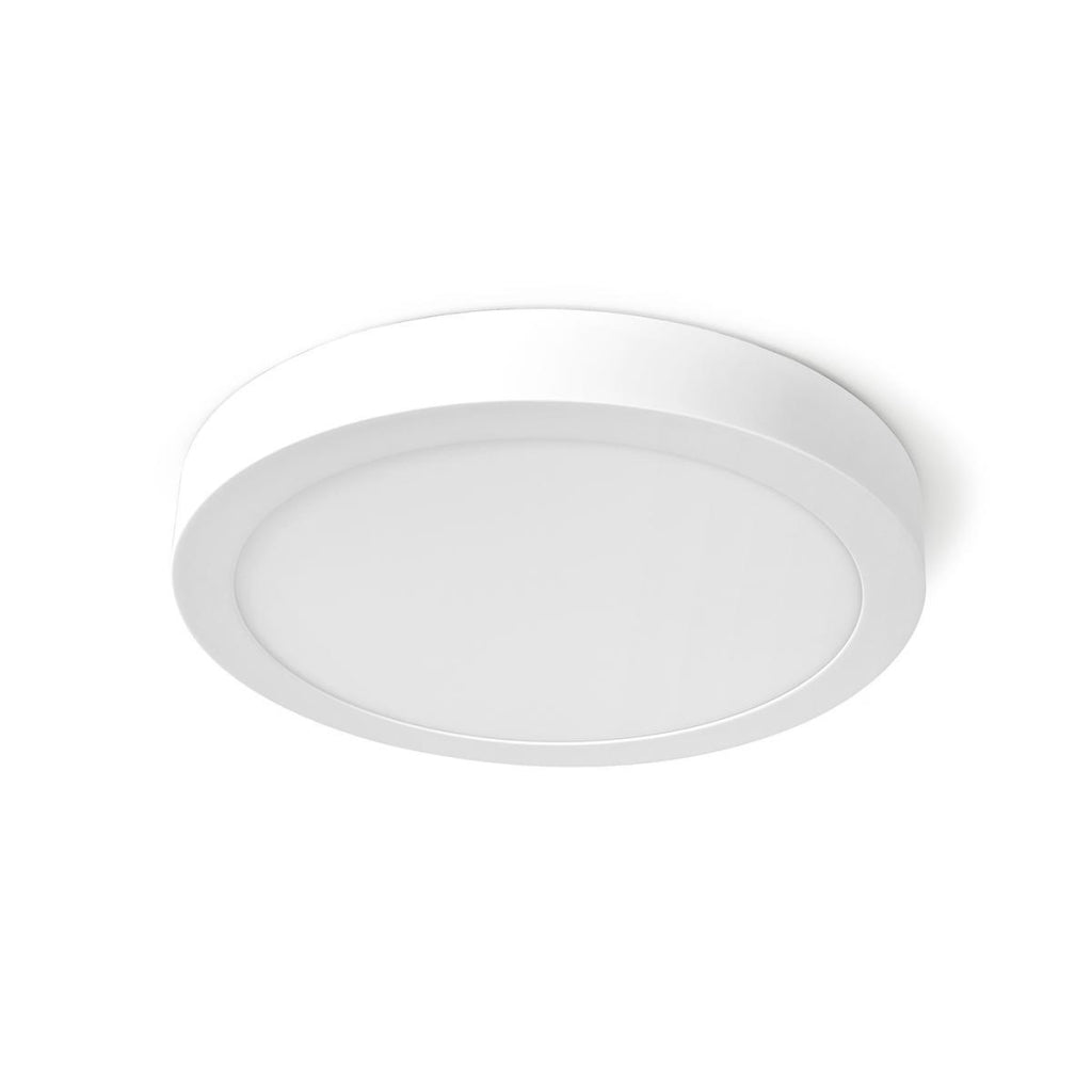 Nedis wifilaw20wt wi-fi plafondlamp rond oslash; 30 cm warm tot koel wit 1200 lm 18 w slank design aluminium