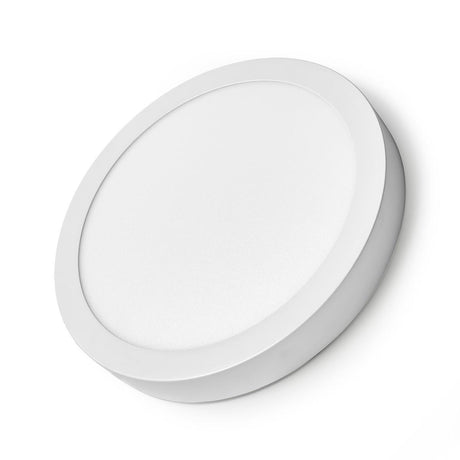 Nedis wifilaw20wt wi-fi smart plafondlamp rond oslash; 30 cm warm tot koel wit 1200 lm 18 w slank design aluminium