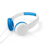 Nedis HPWD4200BU Kablet hovedtelefoner 1,2 m rundt kabel On-Ear Blue White