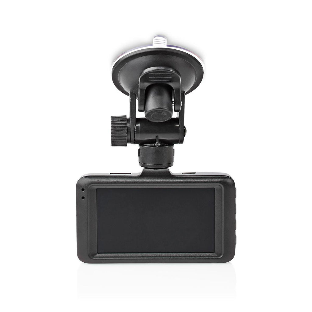 Nedis DCAM15BK Dashcam Full HD 1080 P 1 CH 3,0 pollici Angolo di visione di 120 gradi; alloggiamento in metallo