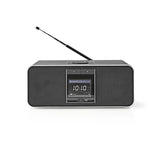 Nedis RDIN5005BK Internet radio 42 W DAB+ FM Bluetooth® Remote Control Black Silver