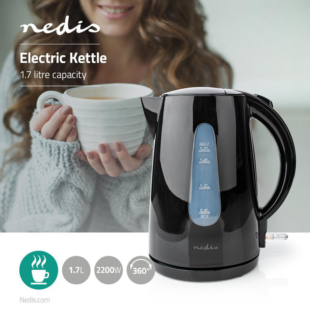 Nedis Kawk130ebk Kettle 1.7L 2200W Black