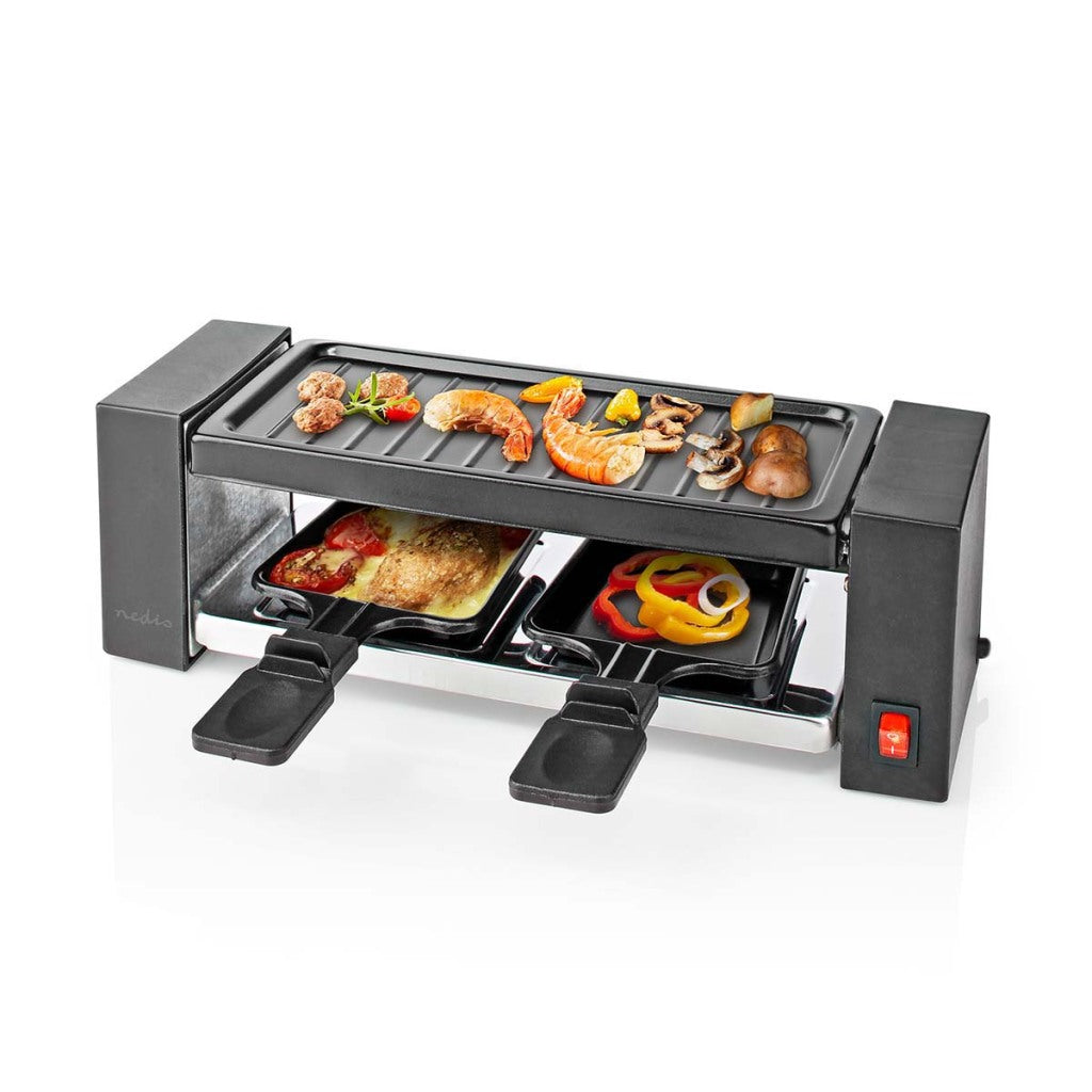 Nedis FCRA210FBK2 Raclette Grill voor 2 Personen