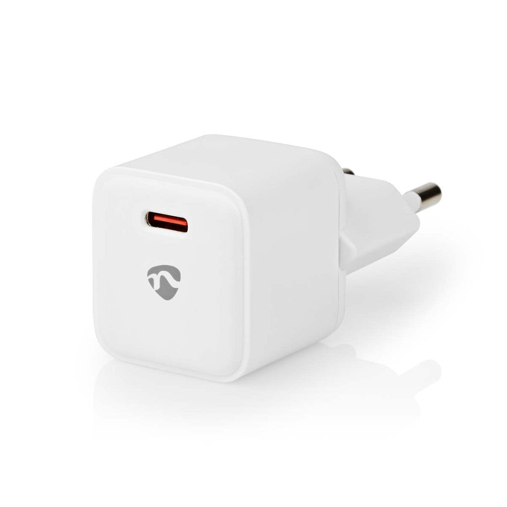 NEDIS WCMPD20W100WT Caricatore 1.67 2.22 3.0 A Output: 1 commercio USB-C; 20 w Selezione di tensione automatica