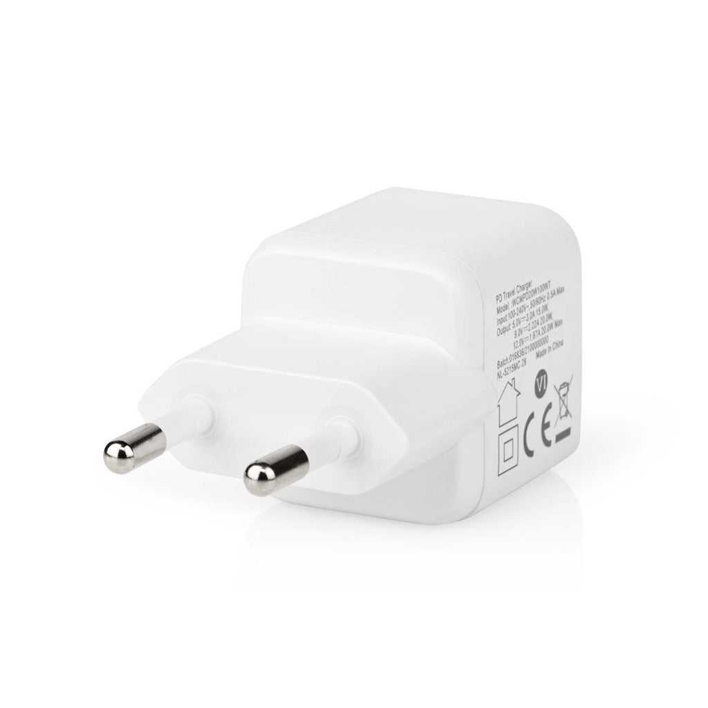 NDIS WCMPD20W10000DT Carger 1.67 2.22 3.0 A Outputs: 1 USB-c Handel; 20 w Automatesch Voltwahlen