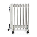 Nedis HTOI30WT11 Mobilolie Radiator 1000 1500 W 11 FINS Justerbar termostat 3 Varmepositioner Omvalveventie Wit