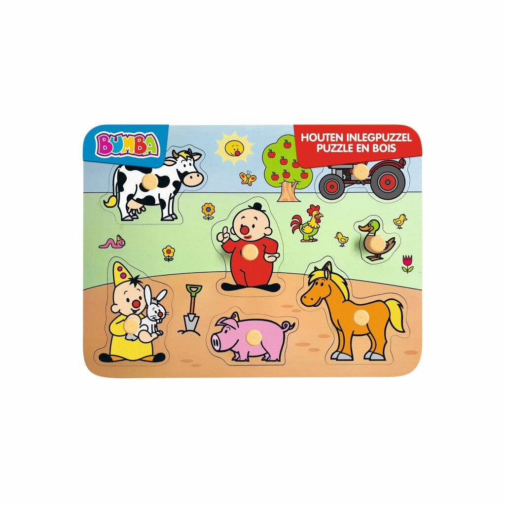 Studio 100 Form Puzzle Farm Junior Wood 7 piezas