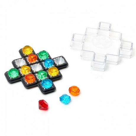 Smartgames diamond quest - logisch denkspel - 80 educatieve mijnuitdagingen - kleuren vormen breinbreker - solospel over edelstenen - vanaf 10 jaar