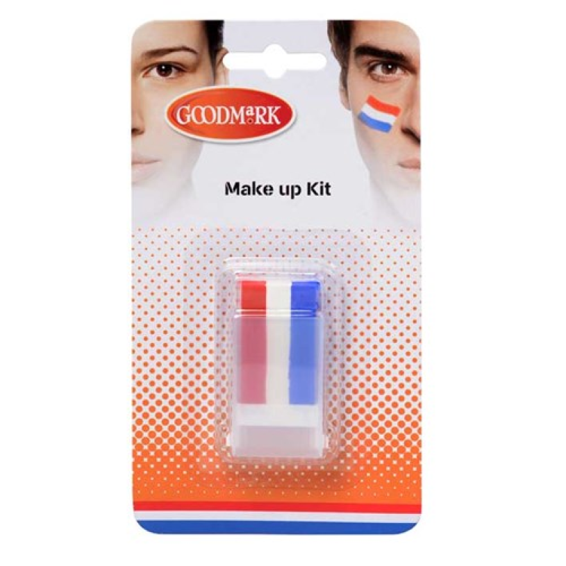 Schminkstick nl rood wit blauw